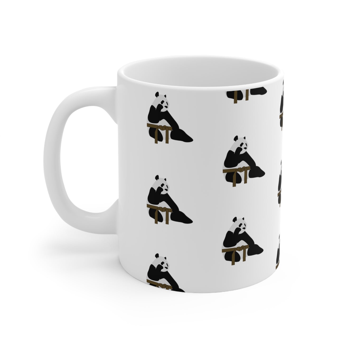 Brown Belt Panda Mug