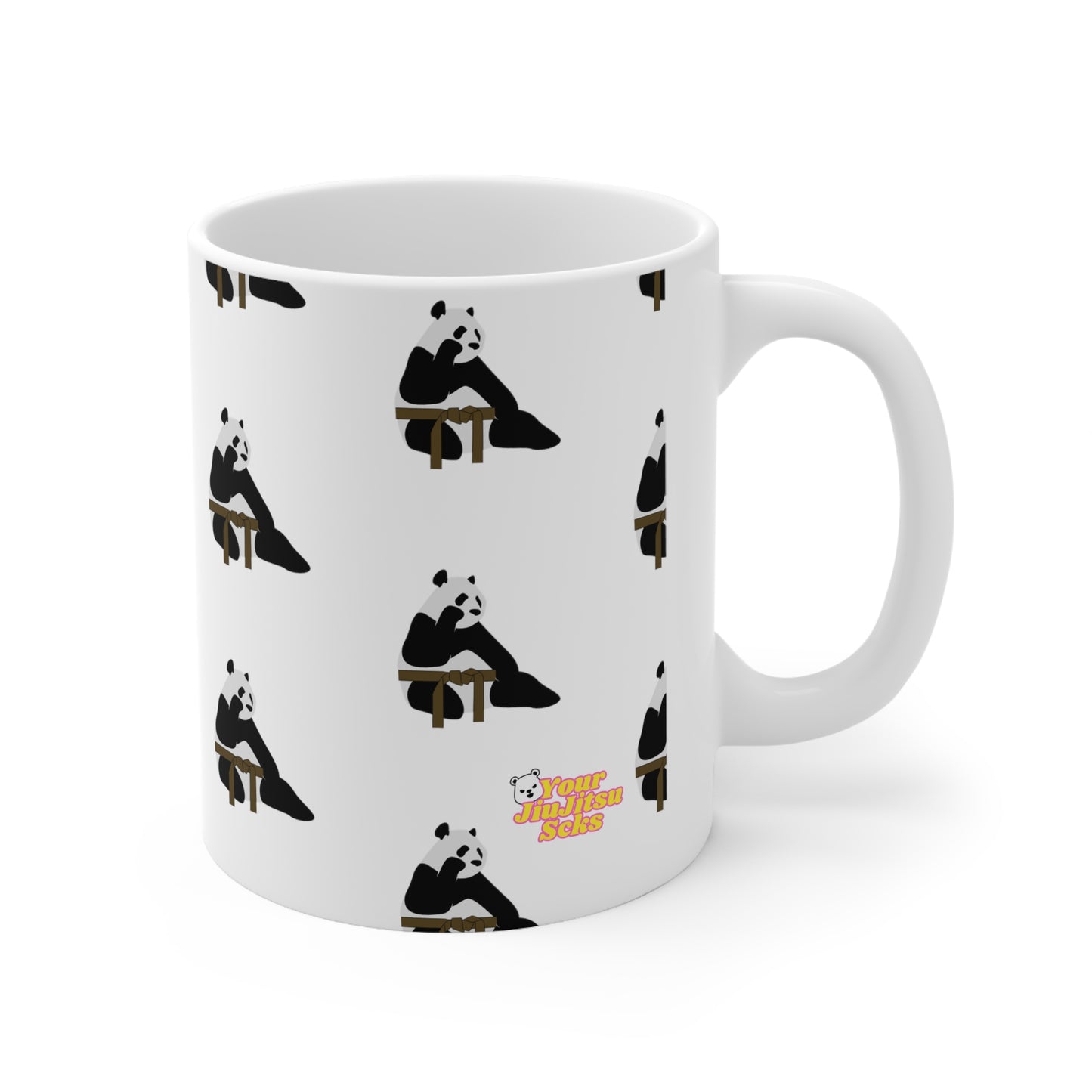 Brown Belt Panda Mug