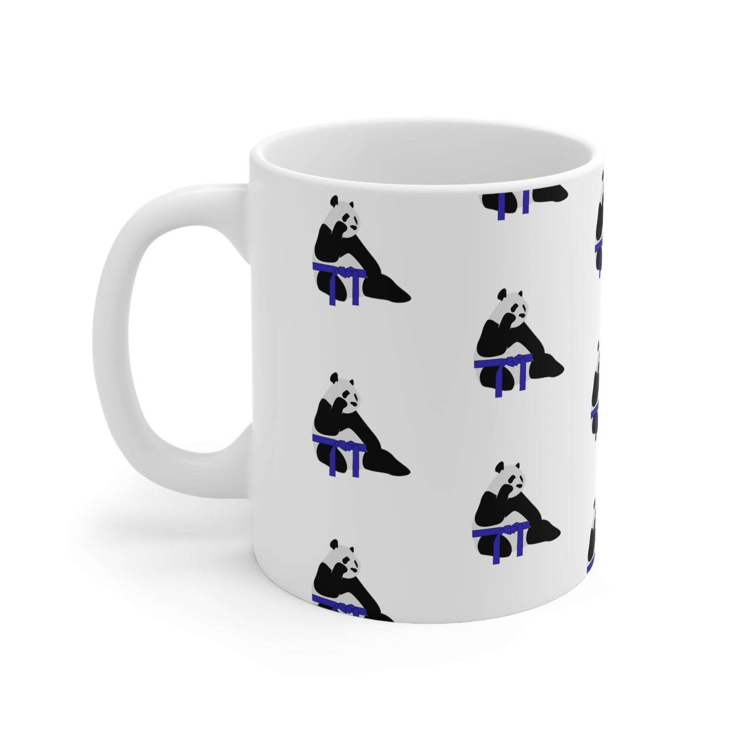 Blue Belt Panda Mug