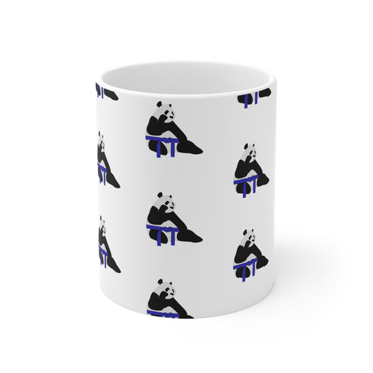 Blue Belt Panda Mug