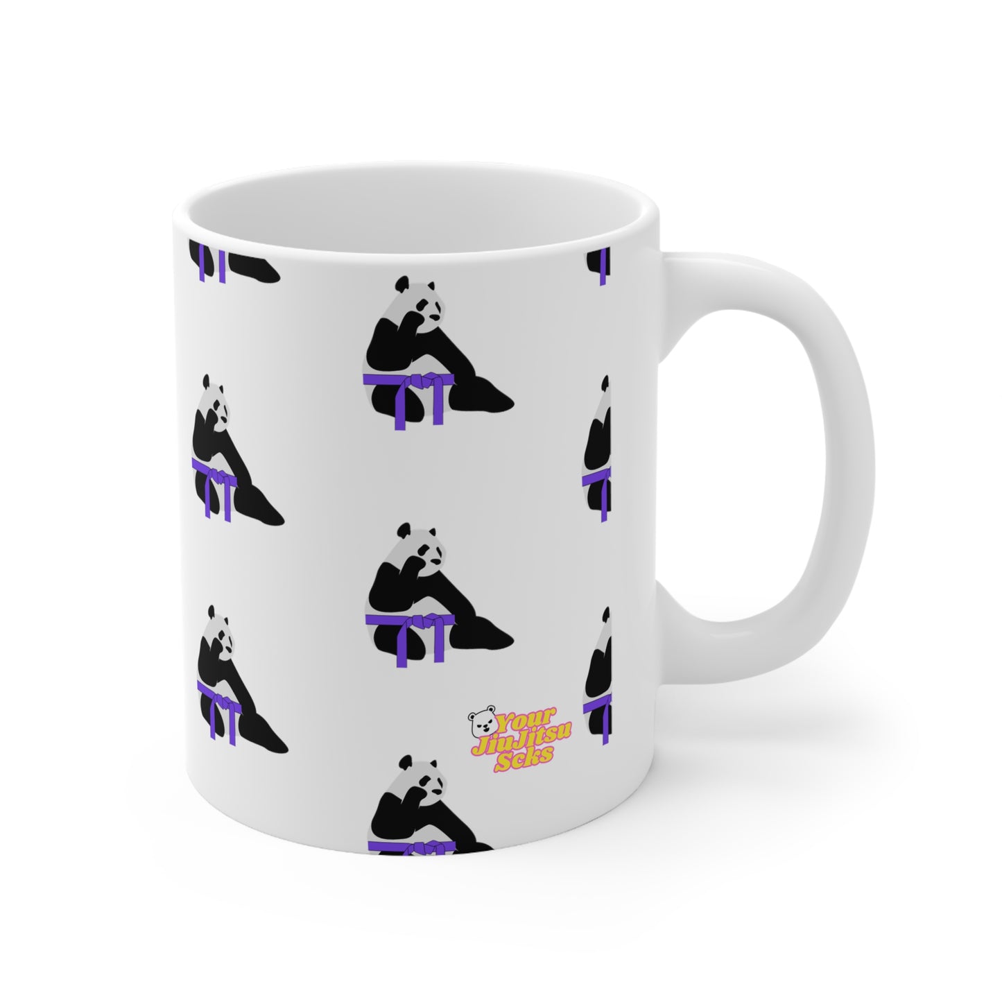 Purple Belt Panda Mug