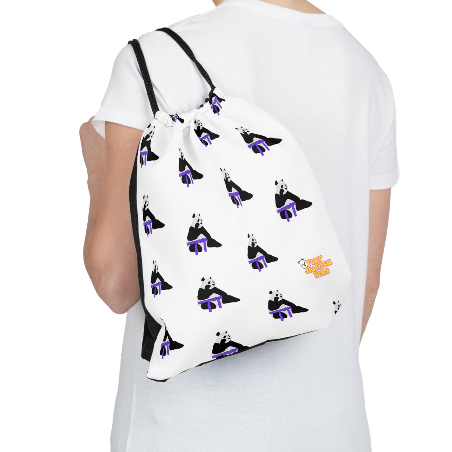 Purple belt panda Bag